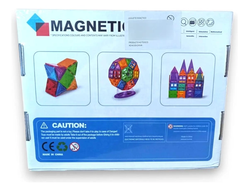 SET DE 28 BLOQUES MAGNE TICOS PARA CONSTRUCCION CREATIVA - 4
