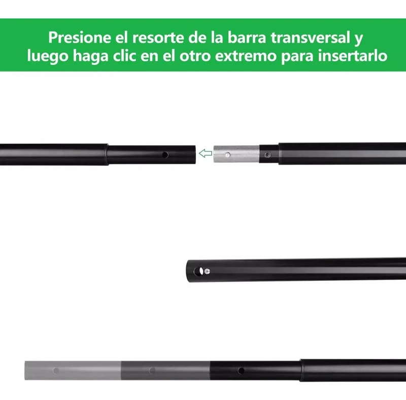 SOPORTE DE FONDO FOTOGRAFICO AJUSTABLE 2X3 METROS - 5