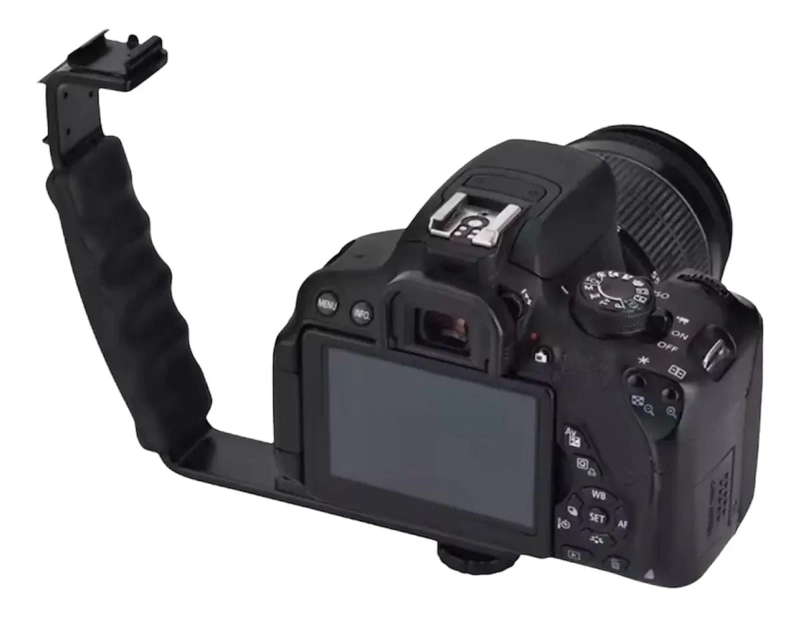 SOPORTE L BRACKET PARA CAMARAS DSLR Y REFLEX - 1
