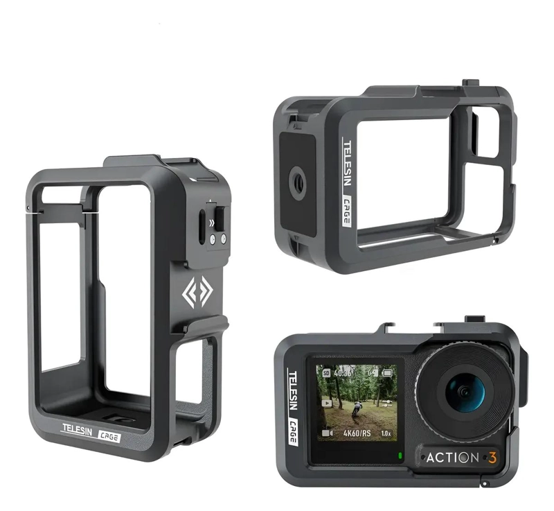 FUNDA PROTECTORA DE ALUMINIO PARA CAMARA DJI OSMO ACTION 3 4 5 - 1