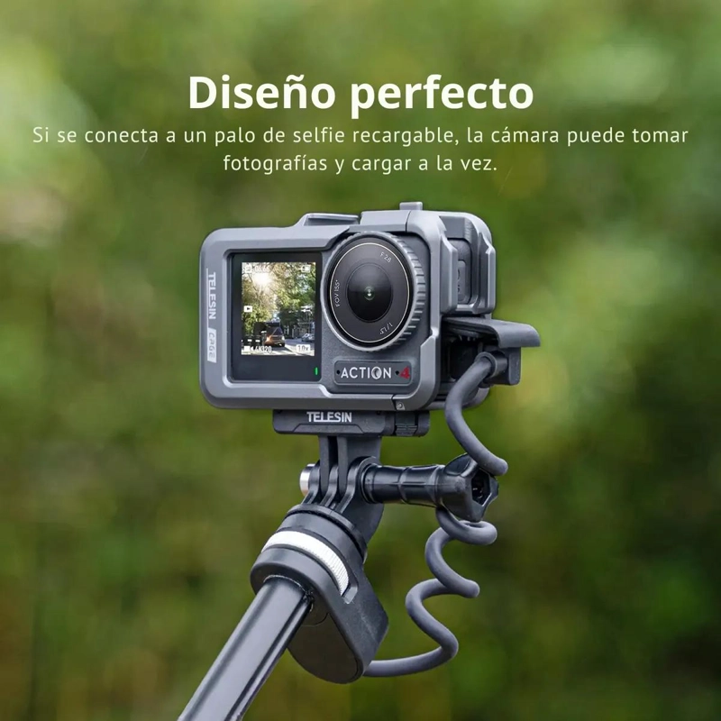 FUNDA PROTECTORA DE ALUMINIO PARA CAMARA DJI OSMO ACTION 3 4 5 - 3