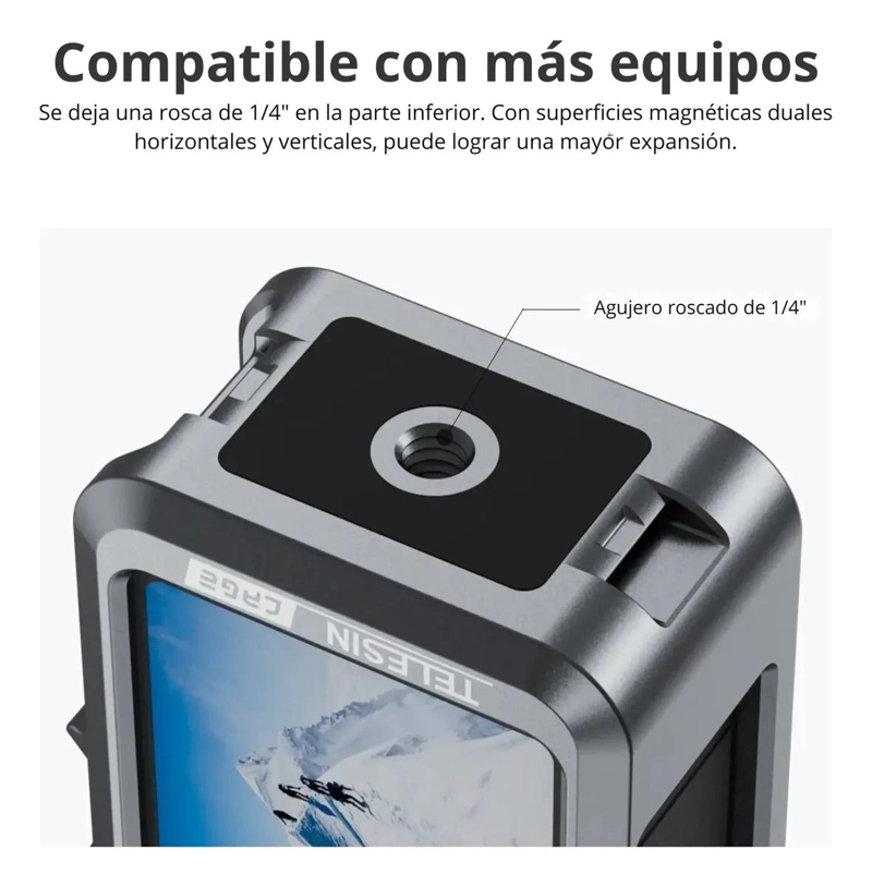 FUNDA PROTECTORA DE ALUMINIO PARA CAMARA DJI OSMO ACTION 3 4 5 - 6