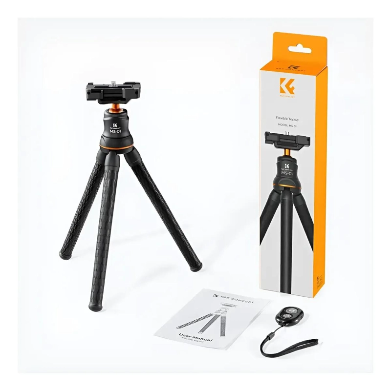 TRIPODE FLEXIBLE COMPACTO PARA CAMARA Y TELE FONO - 3