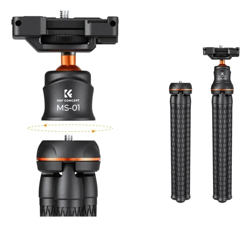 TRIPODE FLEXIBLE COMPACTO PARA CAMARA Y TELE FONO - 6