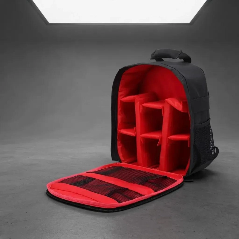 MOCHILA BOLSO PARA CAMARA FOTOGRAFICA PROFESIONAL CON MULTIPLES COMPARTIMENTOS - 8