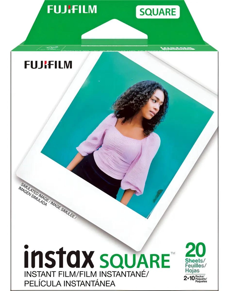 PELICULA INSTANTANEA PARA CAMARAS FUJIFILM INSTAX SQUARE, 20 FOTOS - 1