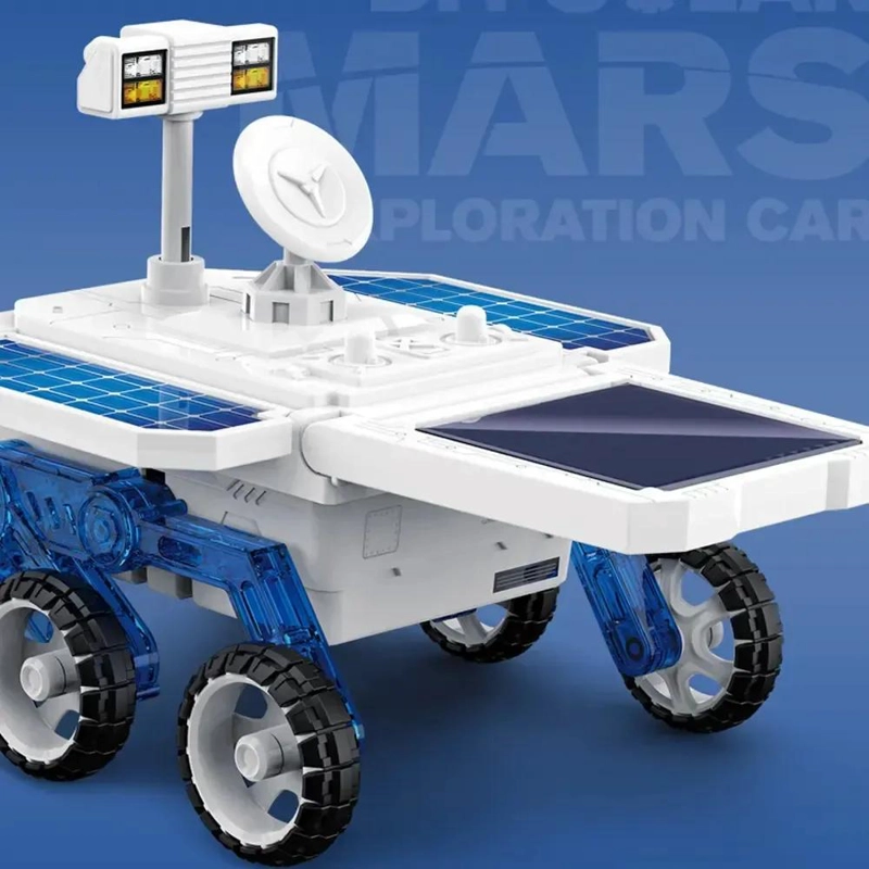 JUEGO DE JUGUETE CIENTIFICO DE COCHE SOLAR ARMABLE - 3