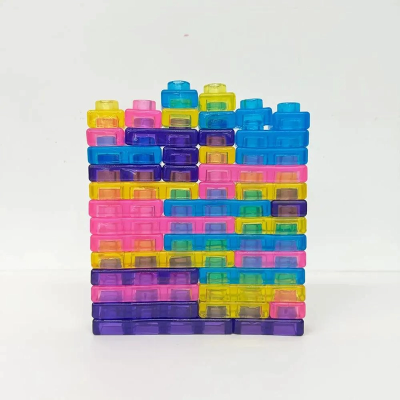 BLOQUES DE GELATINA 40 PIEZAS JUGUETE EDUCATIVO PARA NIÑOS - 4