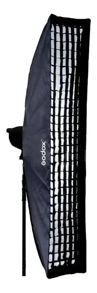 SOFTBOX RECTANGULAR 35X160 CM CON GRID PARA FOTOGRAFIA PROFESIONAL - 1