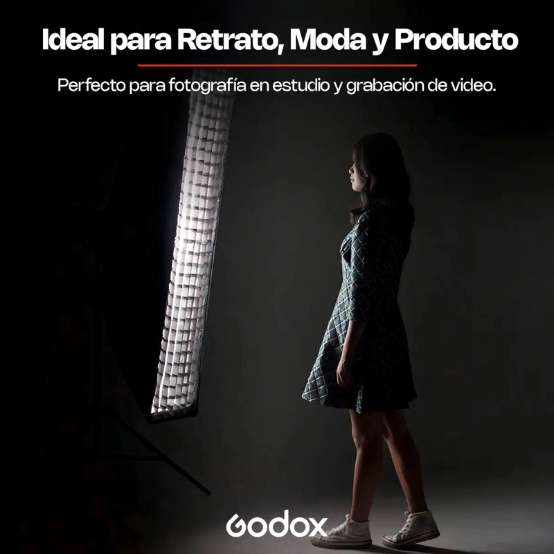 SOFTBOX RECTANGULAR 35X160 CM CON GRID PARA FOTOGRAFIA PROFESIONAL - 2