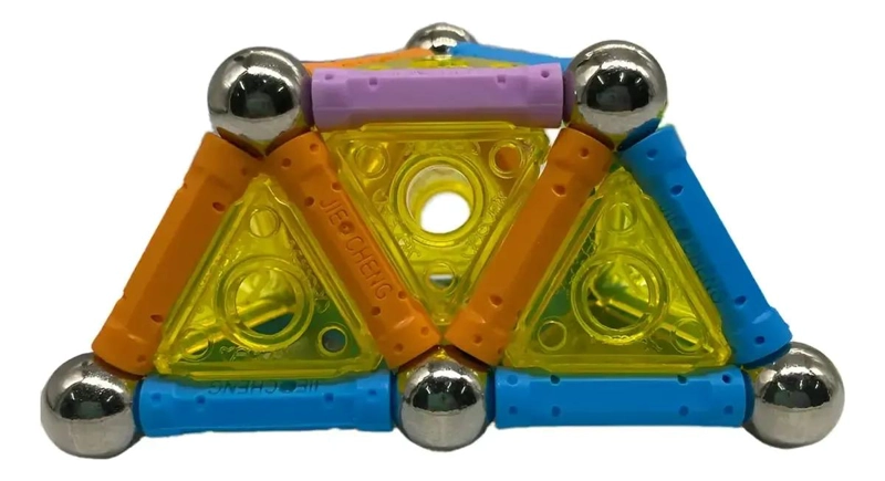 JUEGO DE CONSTRUCCION MAGNE TICA DE 110 PIEZAS PARA NIÑOS - 3