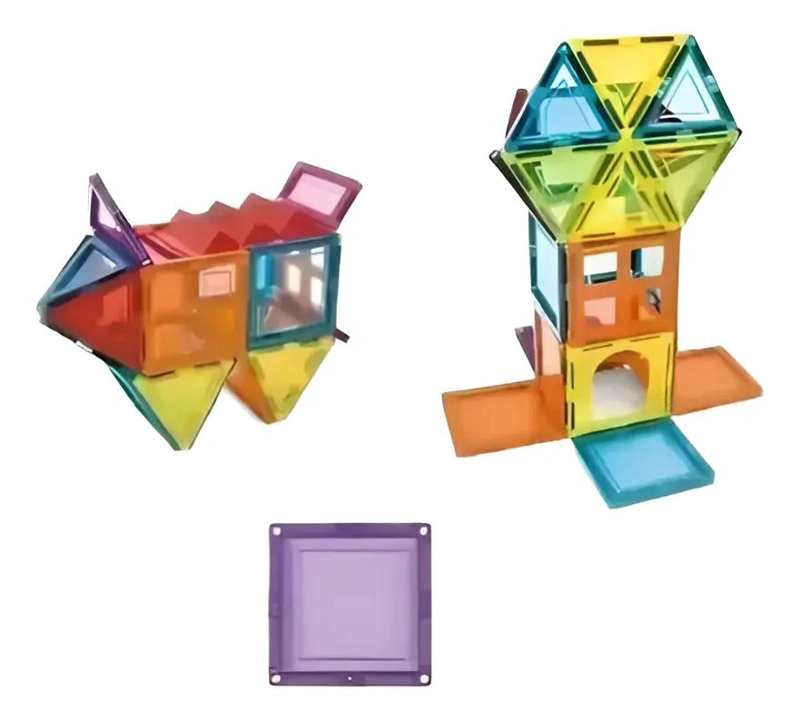 JUEGO DE BLOQUES MAGNE TICOS 3D PARA CONSTRUCCION 26 PIEZAS - 1