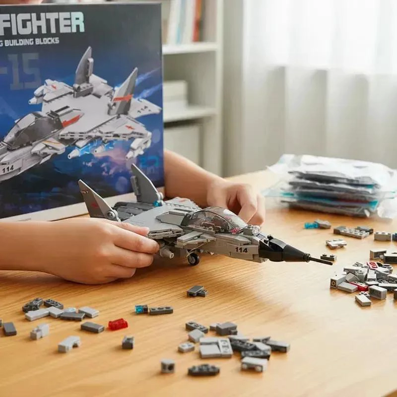 BLOQUES DE CONSTRUCCION AVION Y ROBOT ARMABLE 532 PIEZAS - 6
