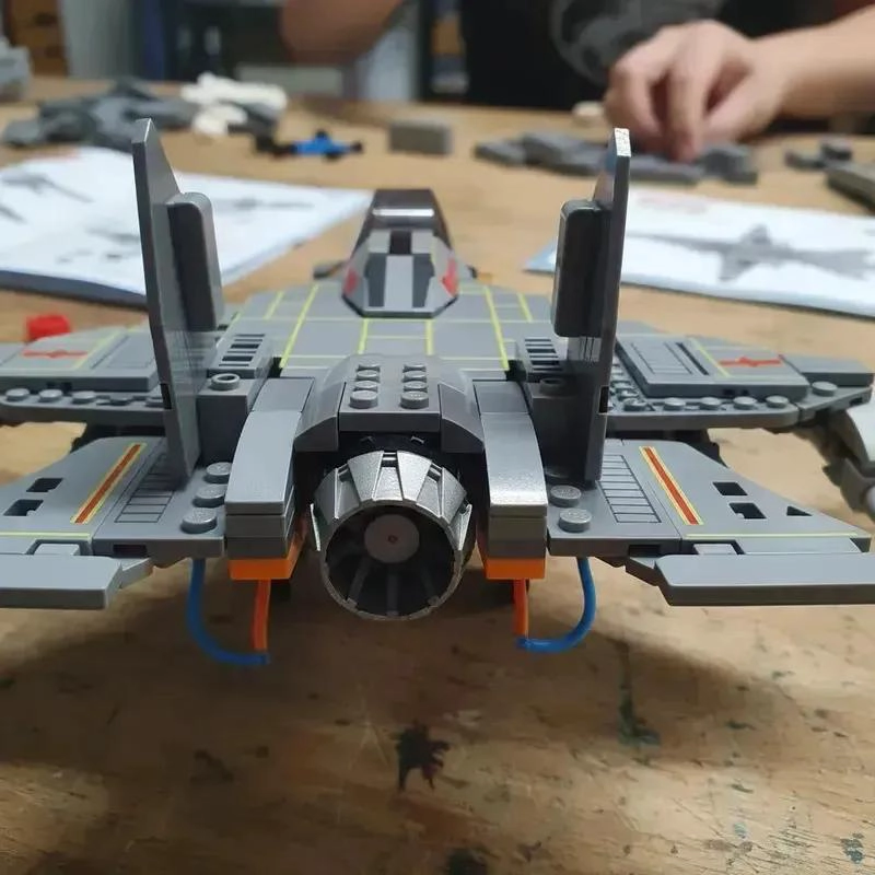 BLOQUES DE CONSTRUCCION AVION Y ROBOT ARMABLE 532 PIEZAS - 7