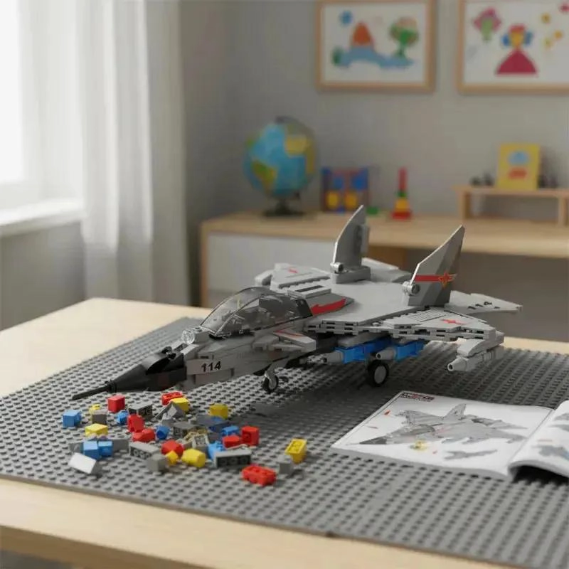 BLOQUES DE CONSTRUCCION AVION Y ROBOT ARMABLE 532 PIEZAS - 8