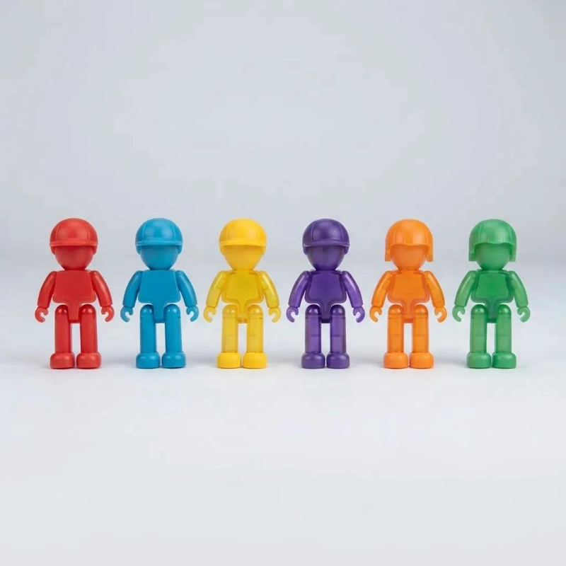 FIGURAS MAGNE TICAS COLORIDAS PARA CONSTRUCCIONES - 6 PIEZAS - 5
