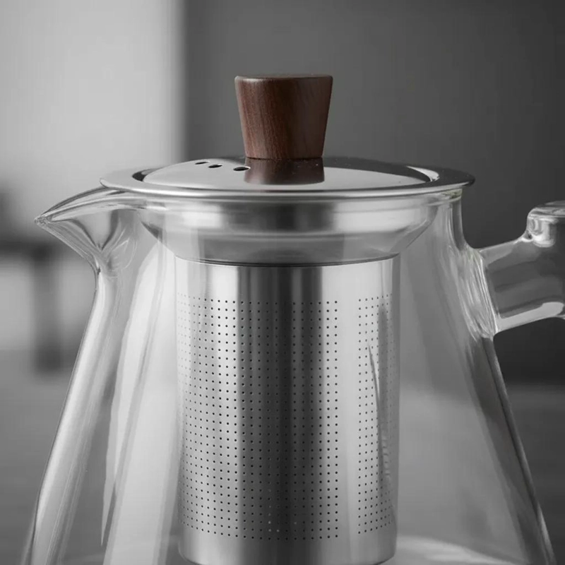 TETERA DE VIDRIO BOROSILICATO CON INFUSOR DE ACERO INOXIDABLE - 5