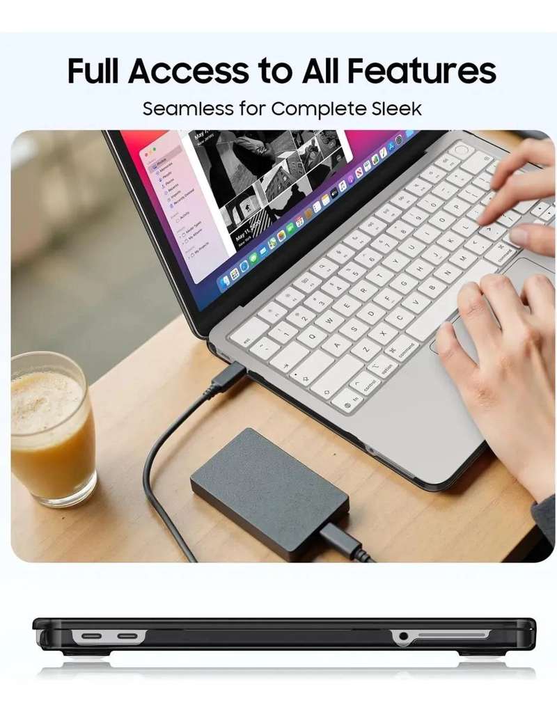 FUNDA PROTECTORA RIGIDA ULTRA DELGADO PARA MACBOOK NEO - 3