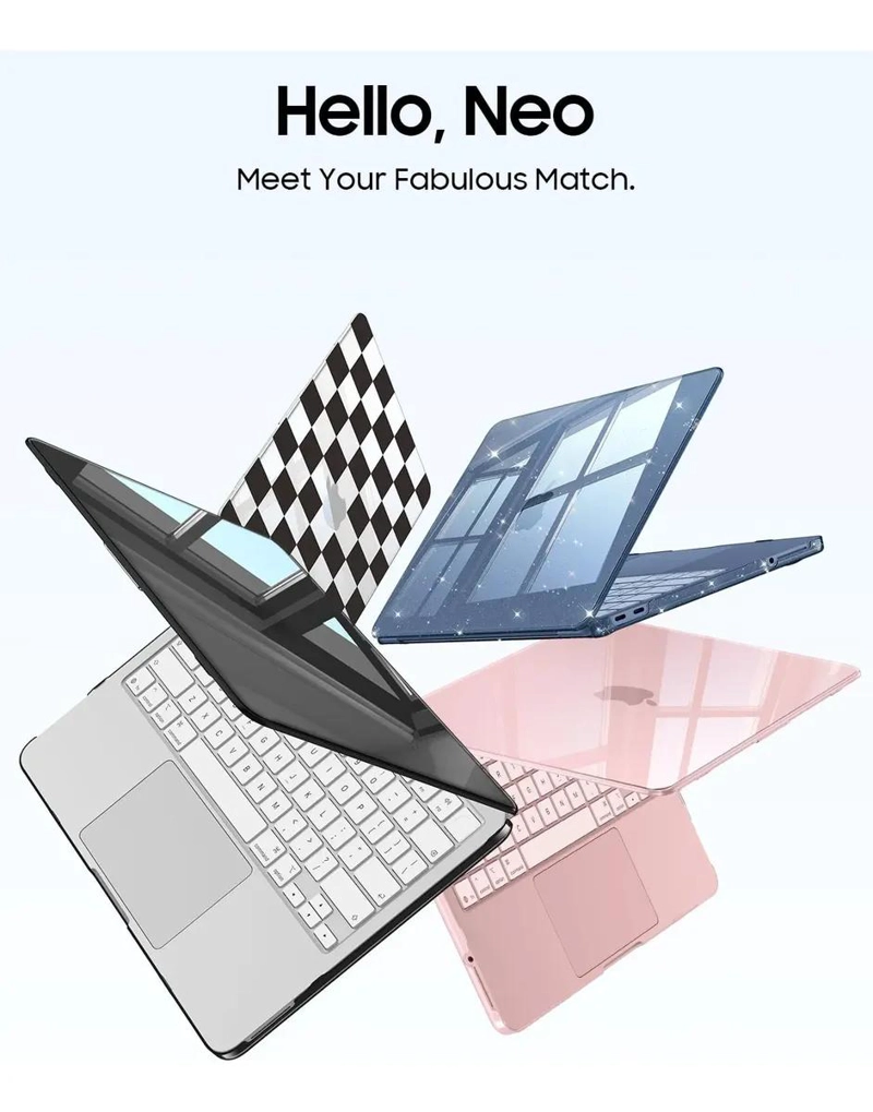FUNDA PROTECTORA RIGIDA ULTRA DELGADO PARA MACBOOK NEO - 6