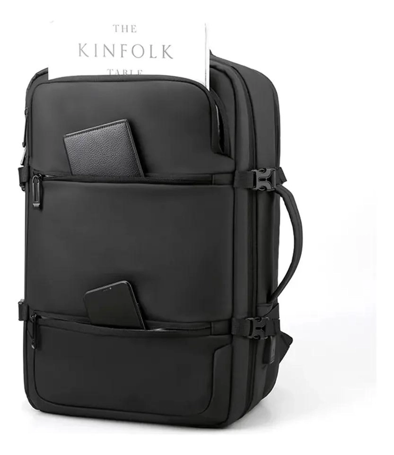 MOCHILA IMPERMEABLE DE 35 LITROS CON PUERTO USB INTEGRADO - 5