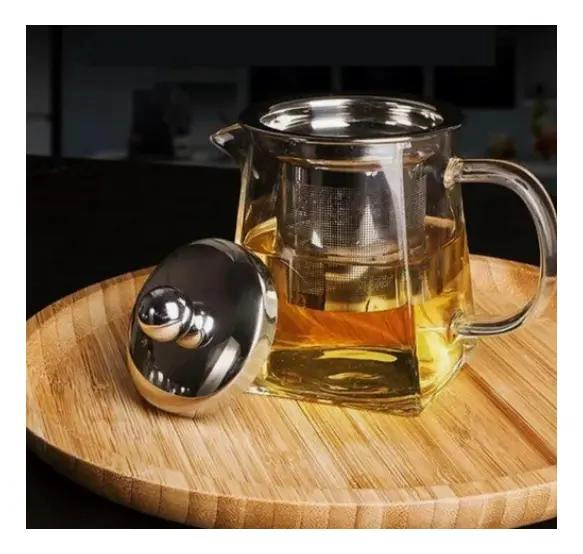 TETERA DE VIDRIO RESISTENTE AL FUEGO CON INFUSOR DE 950ML - 2