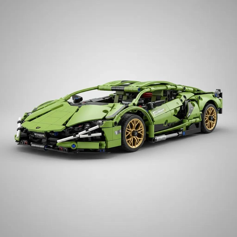 BLOQUES Y FIGURAS PARA CONSTRUCCION CREATIVA DE AUTOS - 2