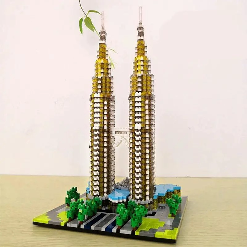 SET DE CONSTRUCCION DE TORRES PETRONAS 2351 PIEZAS - 4
