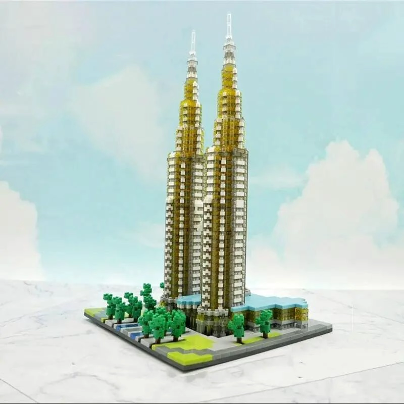 SET DE CONSTRUCCION DE TORRES PETRONAS 2351 PIEZAS - 5