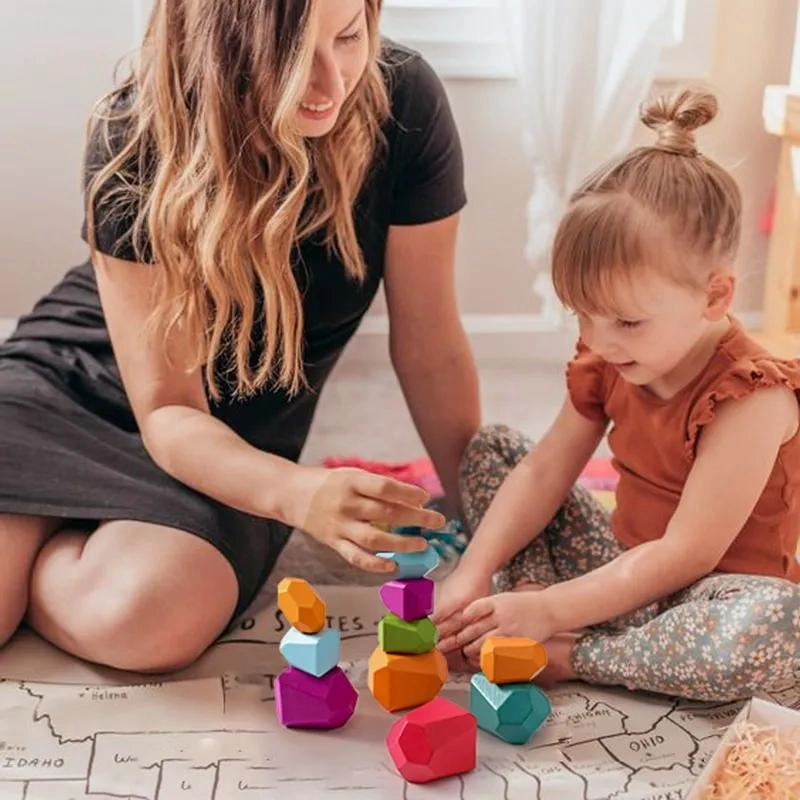 PIEDRAS DE ARMADO MONTESSORI PARA FOMENTAR LA CREATIVIDAD INFANTIL - 4