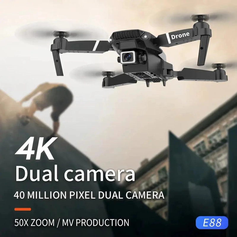 DRON E88 PRO CON CAMARA DUAL Y CONECTIVIDAD WIFI - 10