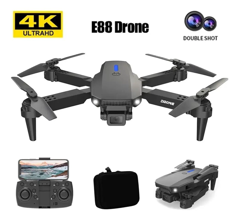 DRON E88 PRO CON CAMARA DUAL Y CONECTIVIDAD WIFI - 7