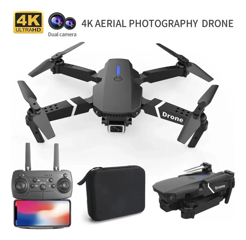 DRON E88 PRO CON CAMARA DUAL Y CONECTIVIDAD WIFI - 9