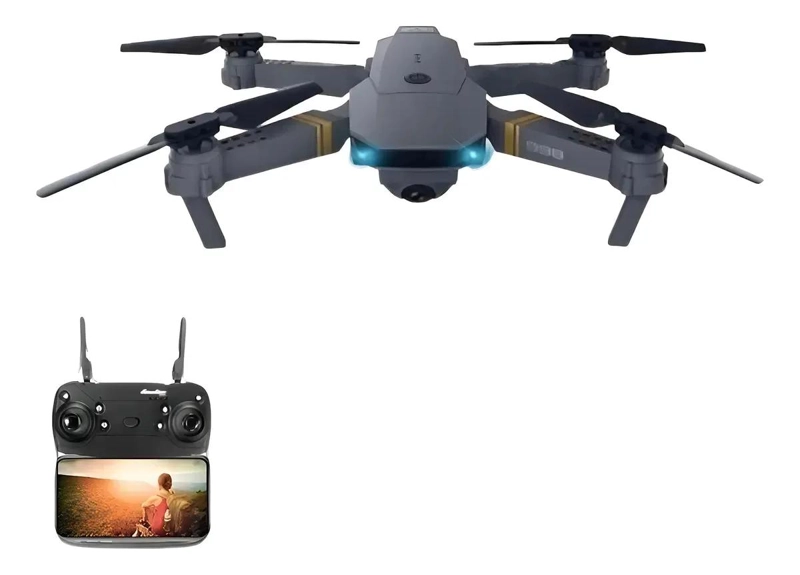 DRONE MINI CON CAMARA DUAL 4K Y CONECTIVIDAD WIFI - 3
