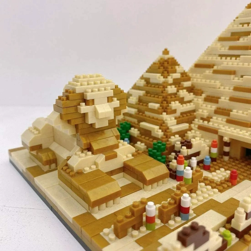 SET DE CONSTRUCCION 3D PIRAMIDES DE EGIPTO CON 1456 PIEZAS - 2