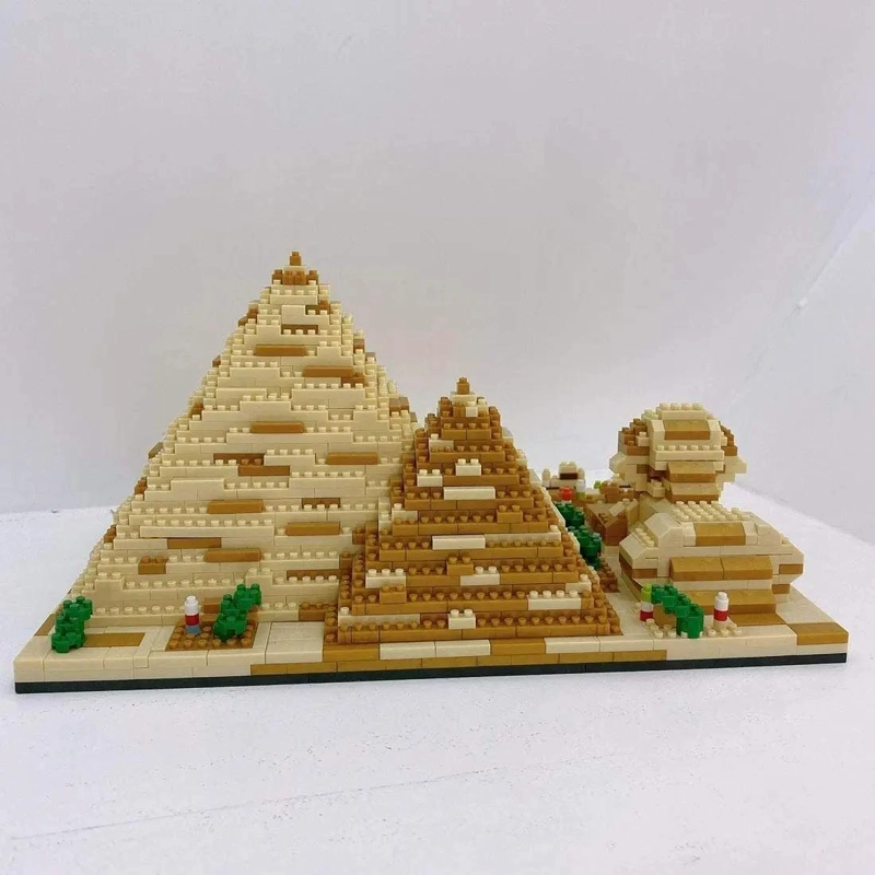 SET DE CONSTRUCCION 3D PIRAMIDES DE EGIPTO CON 1456 PIEZAS - 5