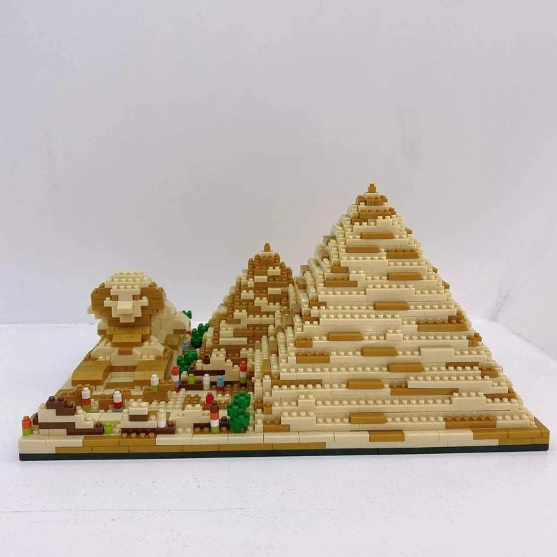 SET DE CONSTRUCCION 3D PIRAMIDES DE EGIPTO CON 1456 PIEZAS - 6