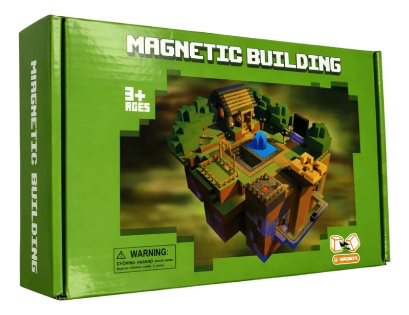 SET DE BLOQUES MAGNE TICOS DE CONSTRUCCION 112 PIEZAS - 5
