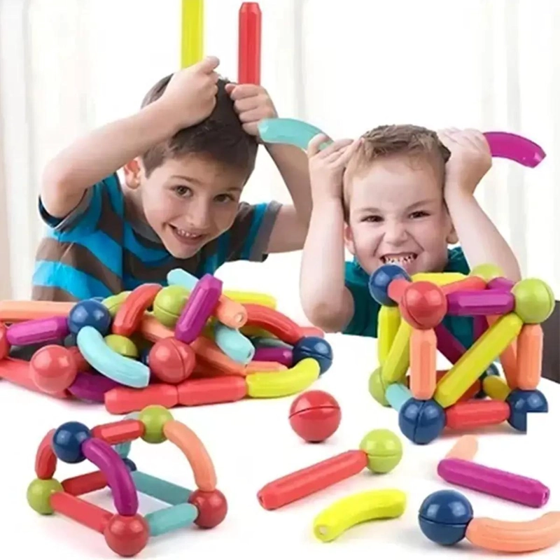 BLOQUES MAGNE TICOS PARA CONSTRUCCION 36 PIEZAS DIVERSION CREATIVA - 5