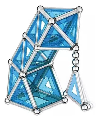BLOQUES MAGNE TICOS 3D DE CRISTAL PARA ARMAR 66 PIEZAS - 1