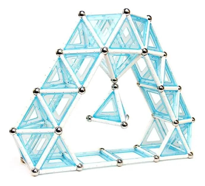BLOQUES MAGNE TICOS 3D DE CRISTAL PARA ARMAR 66 PIEZAS - 2