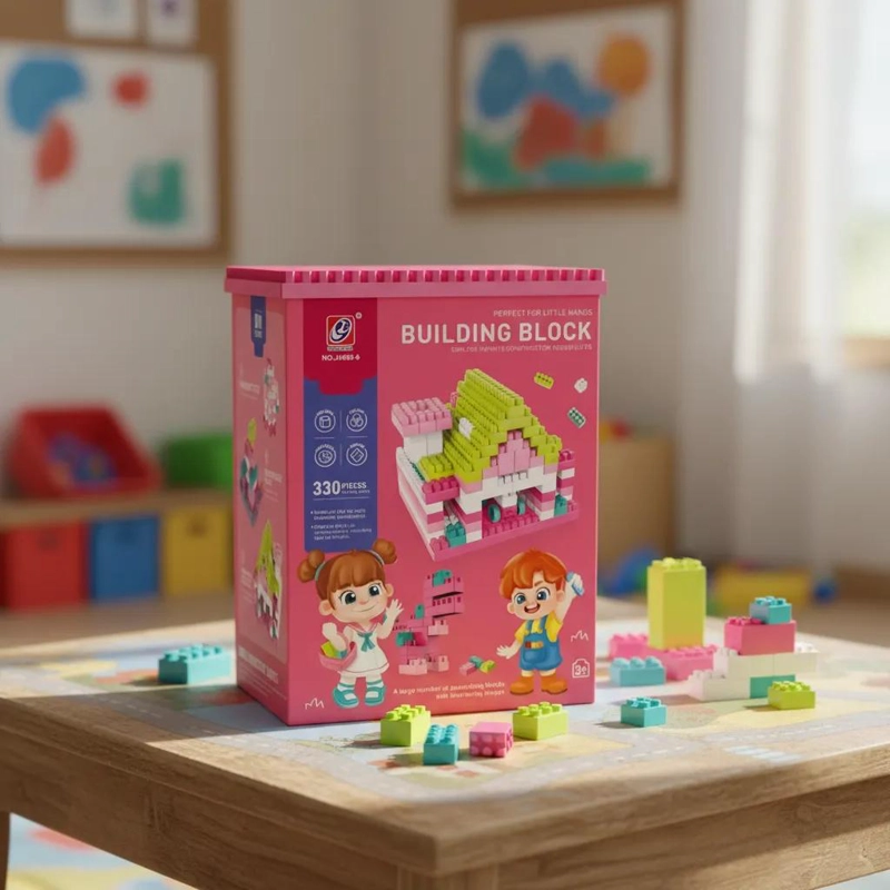 BLOQUES DIDACTICOS DE CONSTRUCCION 330 PIEZAS PARA NIÑOS - 1