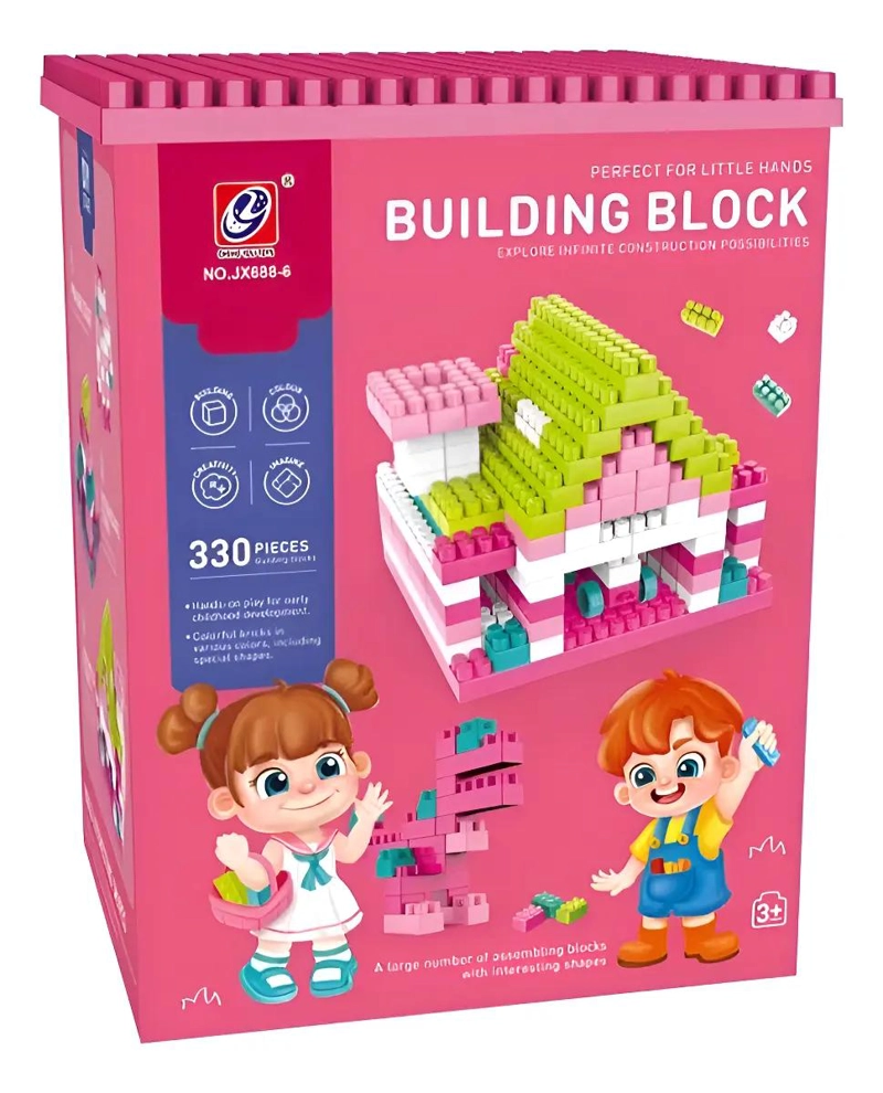 BLOQUES DIDACTICOS DE CONSTRUCCION 330 PIEZAS PARA NIÑOS - 2