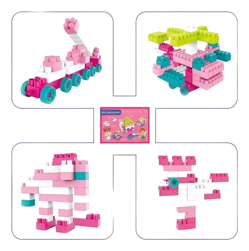 BLOQUES DIDACTICOS DE CONSTRUCCION 330 PIEZAS PARA NIÑOS - 5