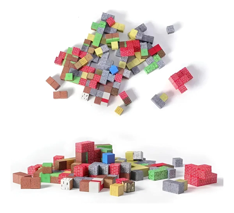 SET DE 128 BLOQUES MAGNE TICOS PARA CONSTRUCCION CREATIVA - 1
