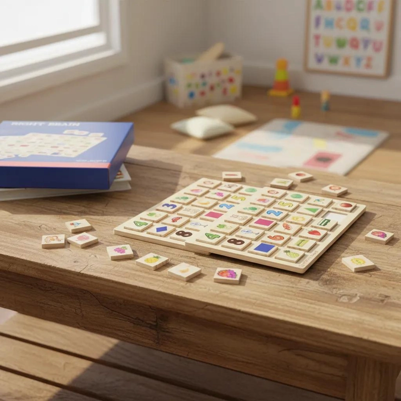 JUEGO DE MEMORIA DIDACTICO DE MADERA PARA NIÑOS Y ADULTOS - 1
