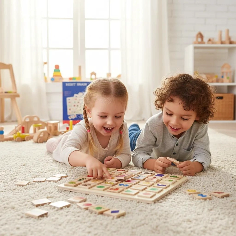 JUEGO DE MEMORIA DIDACTICO DE MADERA PARA NIÑOS Y ADULTOS - 2