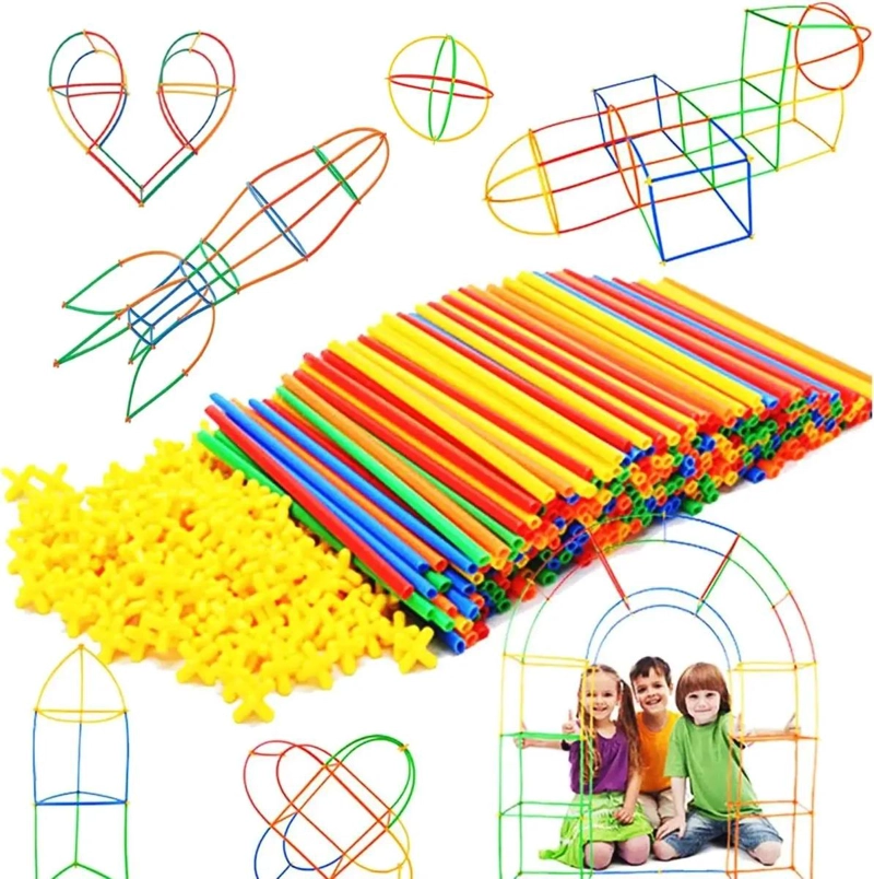 JUEGO DE CONSTRUCCION DE 1000 PIEZAS PARA NIÑOS - 1