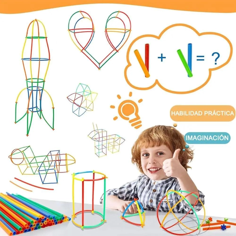 JUEGO DE CONSTRUCCION DE 1000 PIEZAS PARA NIÑOS - 5