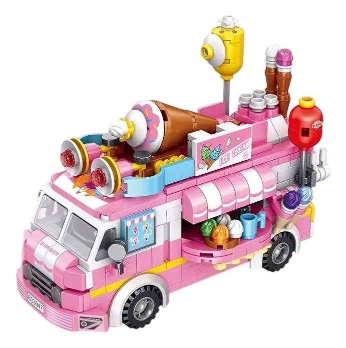 MINI BLOQUES DE CONSTRUCCION CAMION DE JUGO DIDACTICO - 1