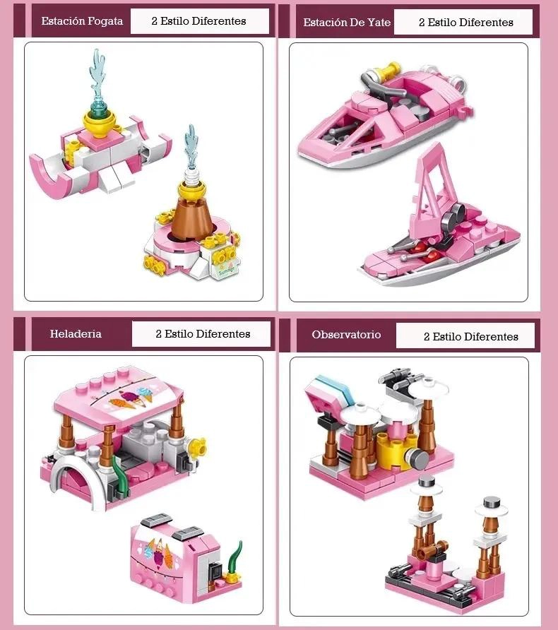 MINI BLOQUES DE CONSTRUCCION CAMION DE JUGO DIDACTICO - 4